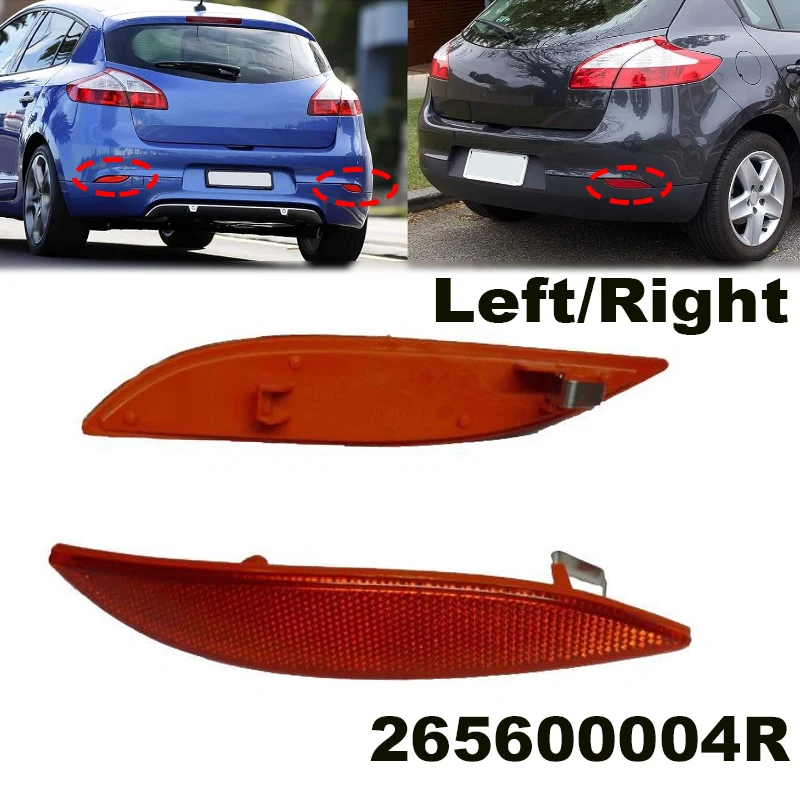 Rear Bumper Reflectors 265650004R ABS Reflective Left/Right Lens Fit For Renault Megane MK3 Mirror Light Lens Car Accessories
Rear Bumper Reflectors 265650004R ABS Reflective Left/Right Lens Fit For Renault Megane MK3 Mirror Light Lens Car Accessories