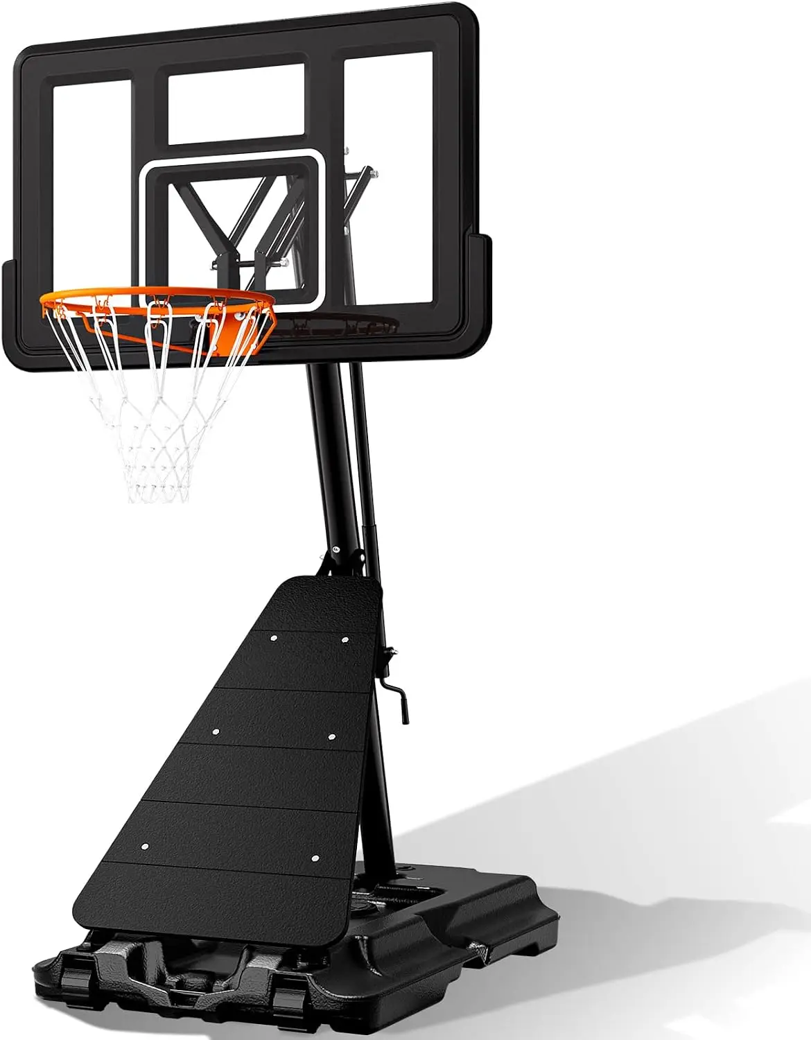 40/44/48in Portable Basketball Hoop, 10ft Adjustable with Hand Crank, Outdoor Backyard Goal
40/44/48in Portable Basketball Hoop, 10ft Adjustable with Hand Crank, Outdoor Backyard Goal