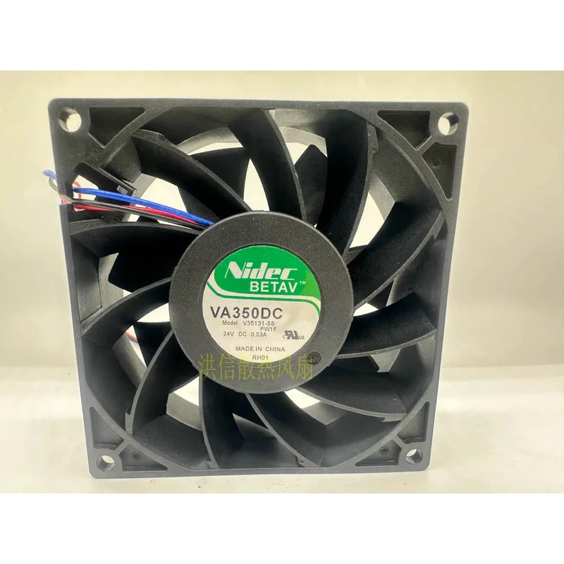 HJY 1PCS Nidec VA350DC V35131-58 DC24V 0.53A 3-wire cooling fan 9CM 90*38MM
HJY 1PCS Nidec VA350DC V35131-58 DC24V 0.53A 3-wire cooling fan 9CM 90*38MM