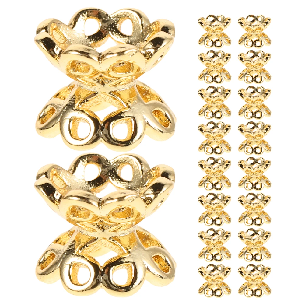50 Pcs Hollow Spacer Beads for Bracelet Necklace Making Durable Double Sided Metal End Caps Jewelry Accessories
50 Pcs Hollow Spacer Beads for Bracelet Necklace Making Durable Double Sided Metal End Caps Jewelry Accessories