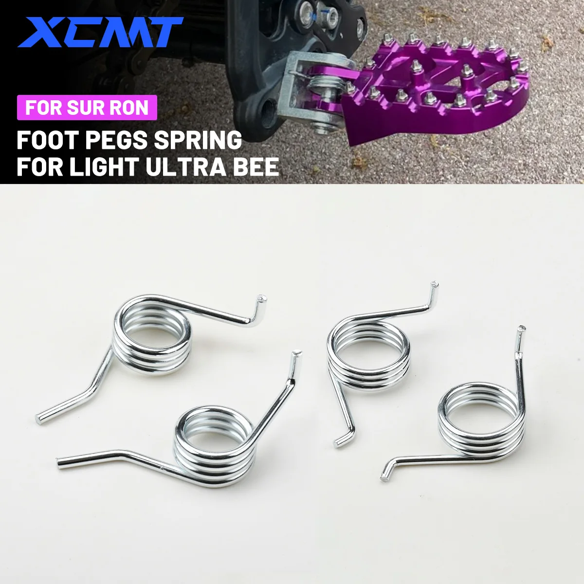 Motorcycle Foot Pegs Pedal Spring Mounting Pedals Spring For Sur-Ron Ultra Bee Light Bee S/X Electric Off-Road Bike Accessories
Motorcycle Foot Pegs Pedal Spring Mounting Pedals Spring For Sur-Ron Ultra Bee Light Bee S/X Electric Off-Road Bike Accessories