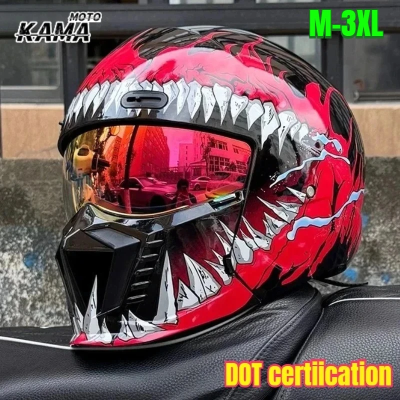 ORZ Motorcycle Helmet Half Open Face Cascos Moto Locomotive Combination Scorpion Helmet Reserved Bluetooth Headphone Slot
ORZ Motorcycle Helmet Half Open Face Cascos Moto Locomotive Combination Scorpion Helmet Reserved Bluetooth Headphone Slot