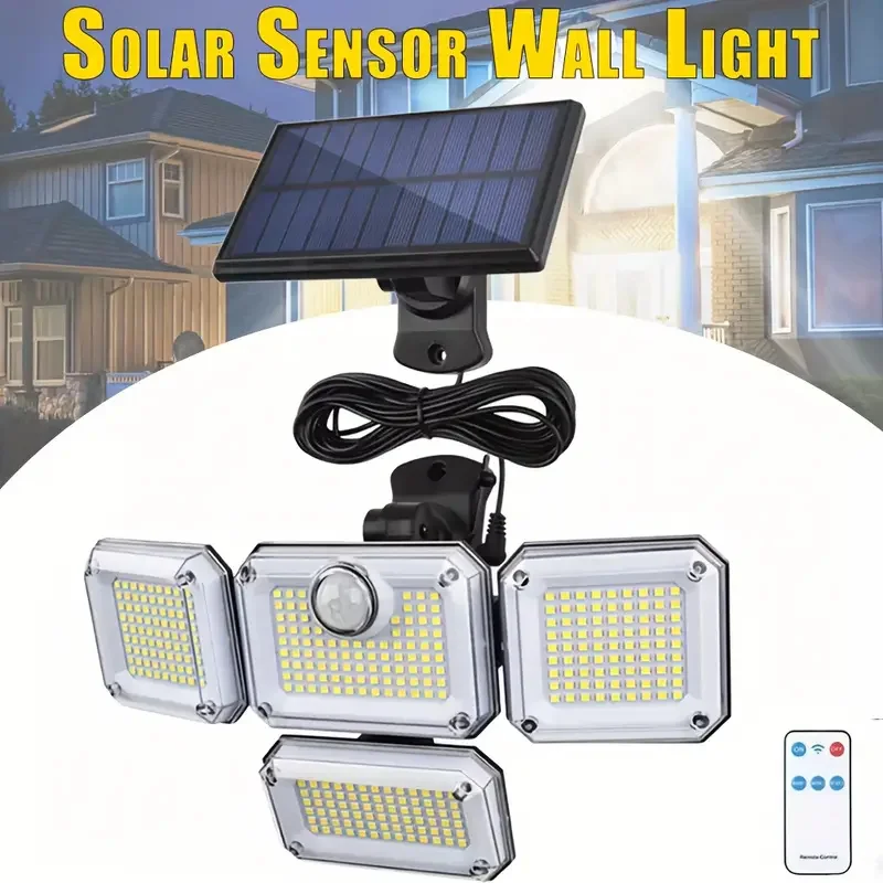 333LED Solar Powered Outdoor Light Motion Sensor with Remote Security Street Lamp Adjustable Waterproof Garage Garden Patio
333LED Solar Powered Outdoor Light Motion Sensor with Remote Security Street Lamp Adjustable Waterproof Garage Garden Patio