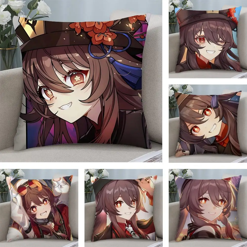 Hu Tao Genshin Game Cushion Cover Square Pillow Bedroom Sofa Leisure Comfort Living Room Home Decoration 40X40
Hu Tao Genshin Game Cushion Cover Square Pillow Bedroom Sofa Leisure Comfort Living Room Home Decoration 40X40