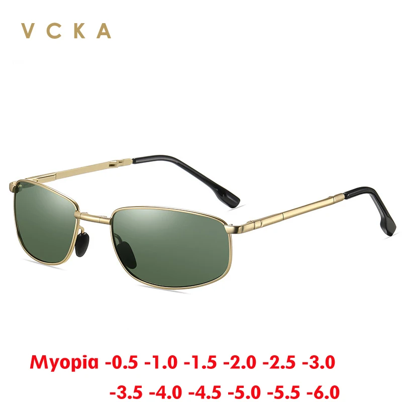 VCKA Classic Square Polarized Myopia Sunglasses Men Driving Male Prescription Glasses Eyewear Optics UV400 Oculos -0.50 TO -6.0
VCKA Classic Square Polarized Myopia Sunglasses Men Driving Male Prescription Glasses Eyewear Optics UV400 Oculos -0.50 TO -6.0