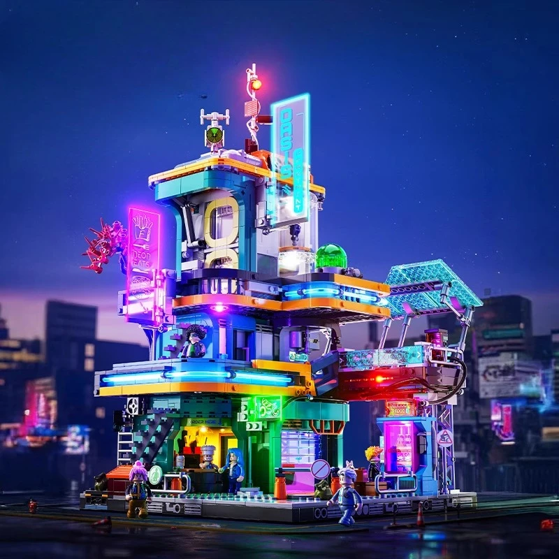 Lumibricks неоновый оазис строительный блок огни киберпанк квартира здание уличная сцена сборка игрушка архитектурный орнамент подарок
Lumibricks неоновый оазис строительный блок огни киберпанк квартира здание уличная сцена сборка игрушка архитектурный орнамент подарок