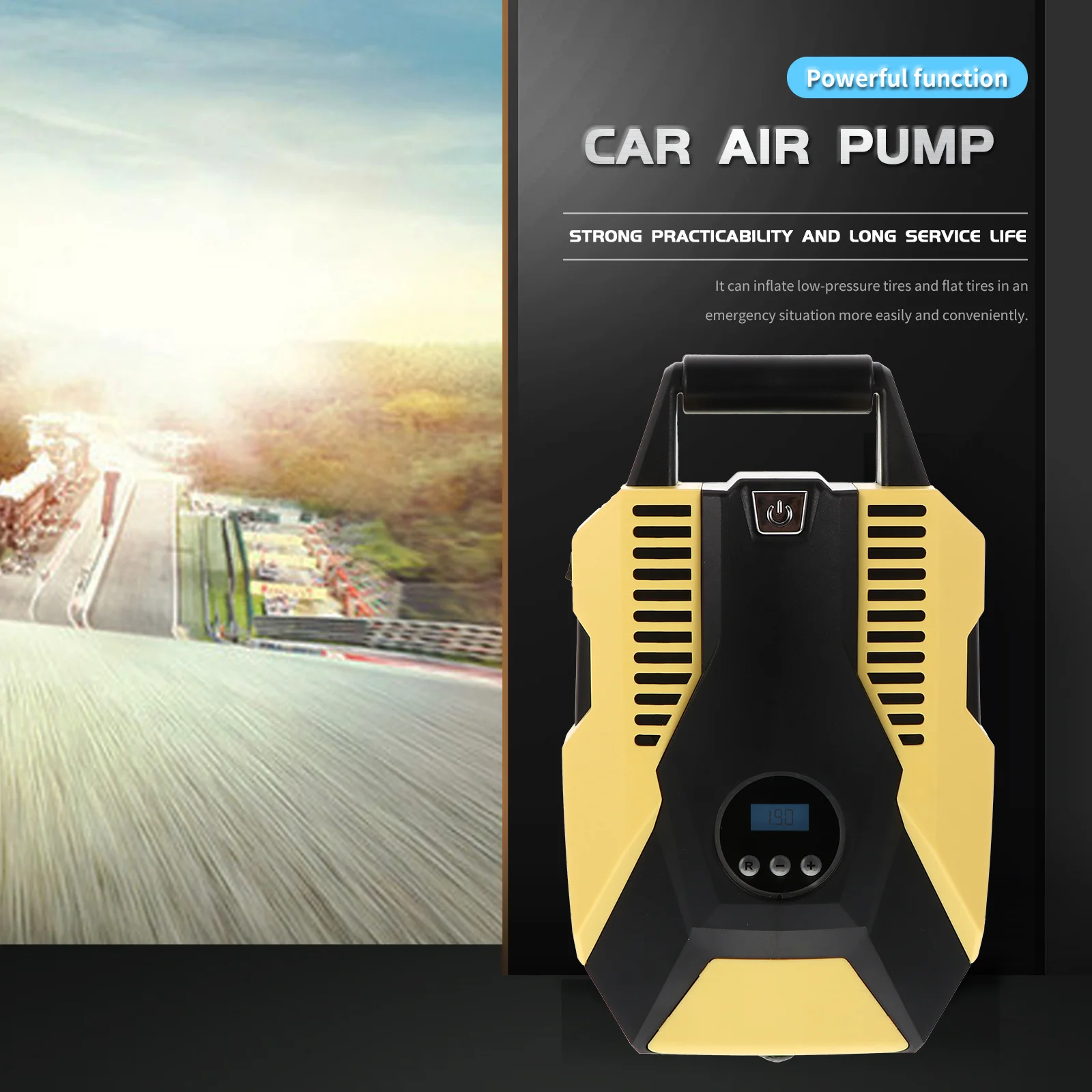 19 Cylinder Electric Tire Inflator Portable Car Tyre Pump Automatic Stop Digital Display Car Air Compressor Auto Tire Pump Long
19 Cylinder Electric Tire Inflator Portable Car Tyre Pump Automatic Stop Digital Display Car Air Compressor Auto Tire Pump Long