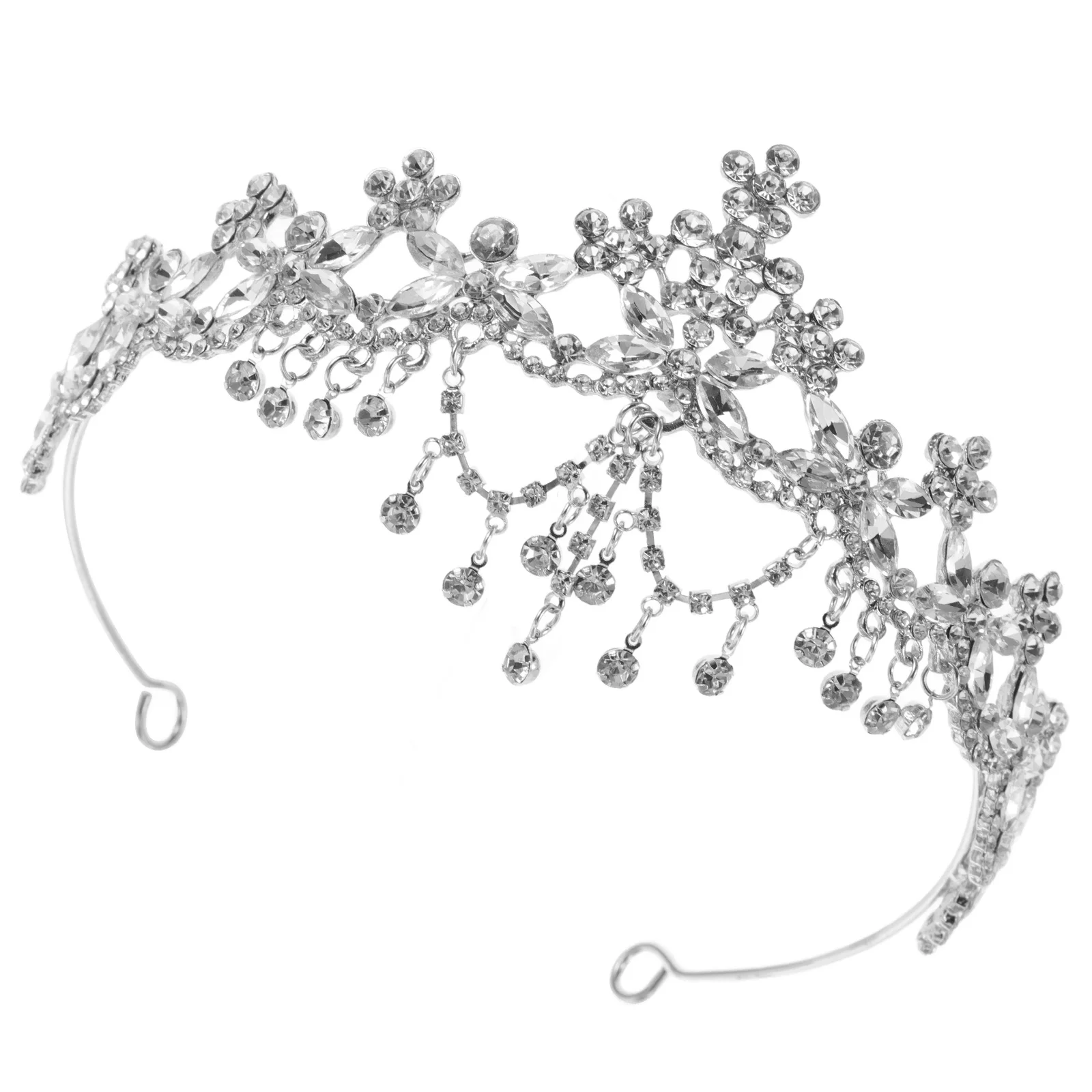 Crystal Tiara Crown Silver Adult Crown Bridal Hairpin Tiara Vintage Earring Alloy Wedding Queen Hairpin Vintage Royal Tiaras
Crystal Tiara Crown Silver Adult Crown Bridal Hairpin Tiara Vintage Earring Alloy Wedding Queen Hairpin Vintage Royal Tiaras