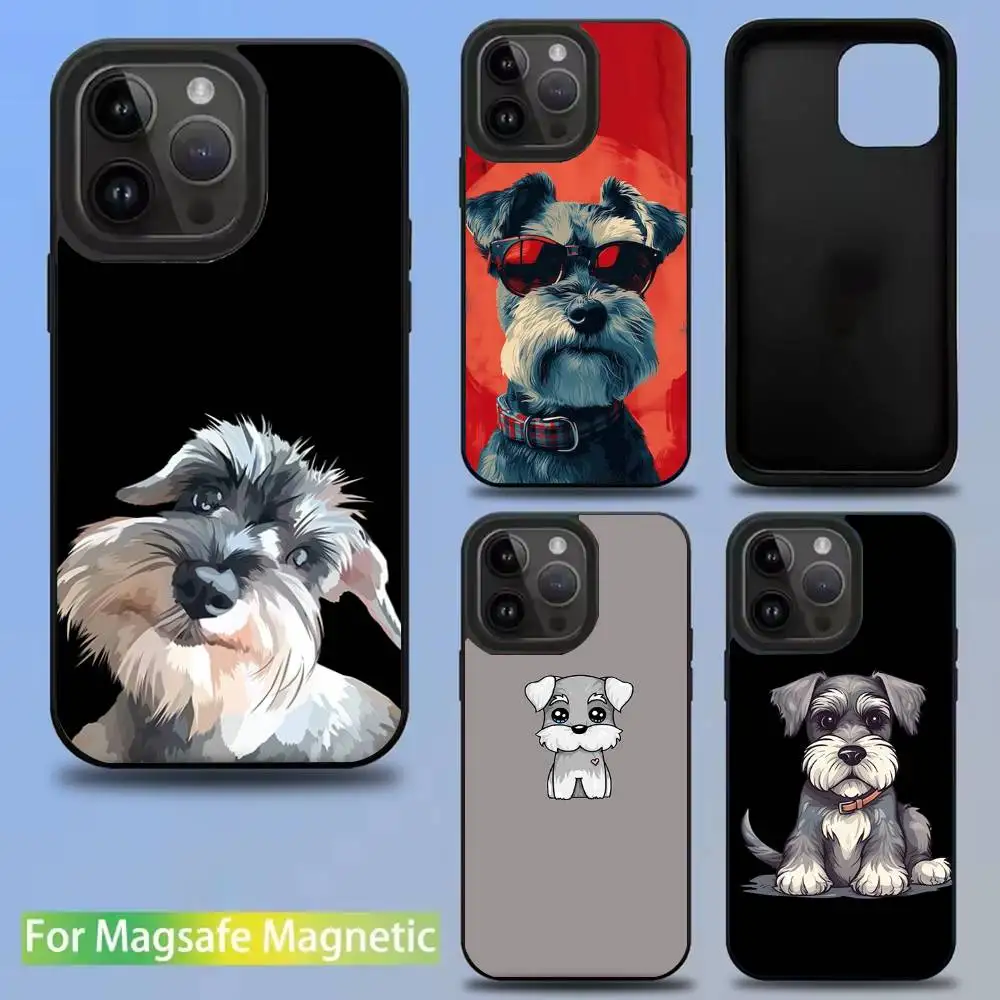 Cartoon Schnauzer Dog Phone Case For iPhone 16,15,14,13,12,11,Pro,Max,Plus,Mini,SE New Magsafe Magnetic Wireless Charging
Cartoon Schnauzer Dog Phone Case For iPhone 16,15,14,13,12,11,Pro,Max,Plus,Mini,SE New Magsafe Magnetic Wireless Charging