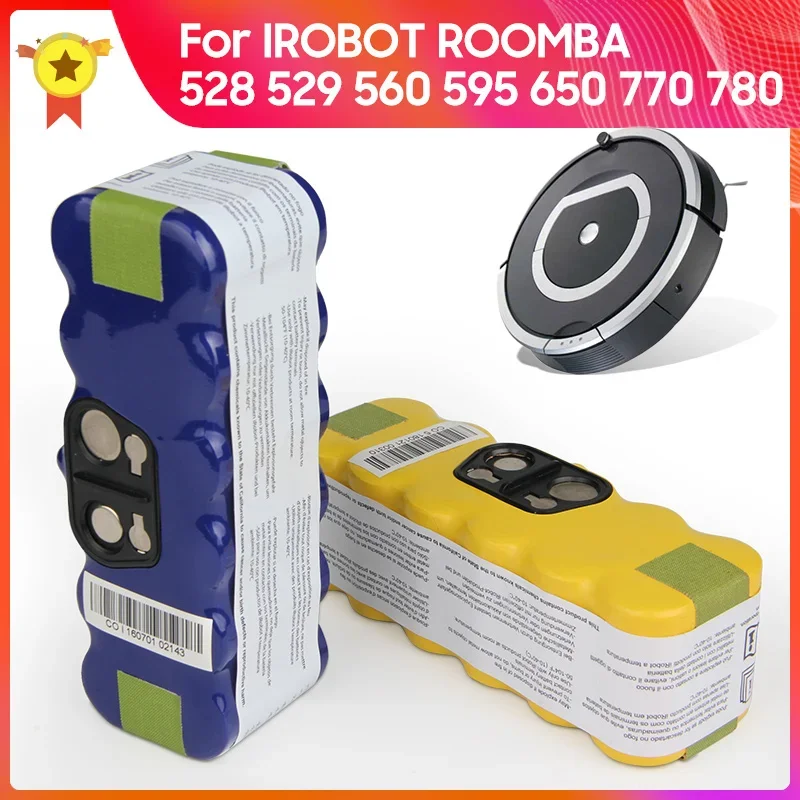 Replacement Battery For IRobot Roomba 528 500 600 700 770 800 885 980 760 785 530 560 650 Series High Quality Batteries 3000mAh
Replacement Battery For IRobot Roomba 528 500 600 700 770 800 885 980 760 785 530 560 650 Series High Quality Batteries 3000mAh