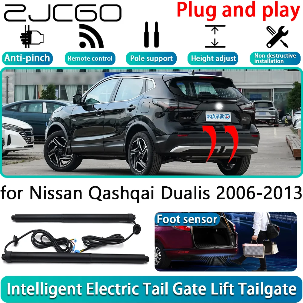 ZJCGO for Nissan Qashqai Dualis 2006-2013 Electric Powered Tailgate Power Liftgate Automatic Tailgate System With Foot Sensor
ZJCGO for Nissan Qashqai Dualis 2006-2013 Electric Powered Tailgate Power Liftgate Automatic Tailgate System With Foot Sensor