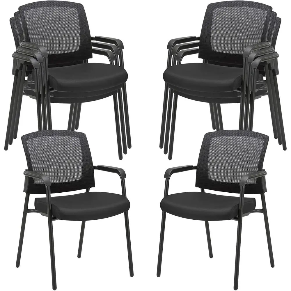 Ergonomic Stackable Mesh Chairs with Armrests, Ideal for Waiting Rooms, Conferences, and Home Offices, Set of 8
Ergonomic Stackable Mesh Chairs with Armrests, Ideal for Waiting Rooms, Conferences, and Home Offices, Set of 8
