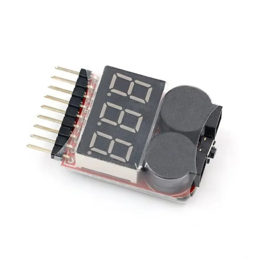 10pcs/lot 1-8S battery level display XB100 low voltage alarm Electric display/dual function buzzer
10pcs/lot 1-8S battery level display XB100 low voltage alarm Electric display/dual function buzzer