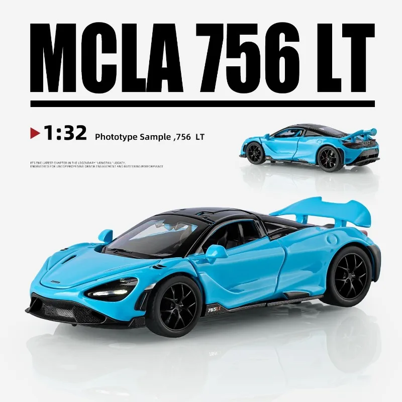 1:32 Scale McLaren 756 LT Diecast Alloy Supercar Model with Butterfly Doors for Collection Gift Home Decor Ornament
1:32 Scale McLaren 756 LT Diecast Alloy Supercar Model with Butterfly Doors for Collection Gift Home Decor Ornament
