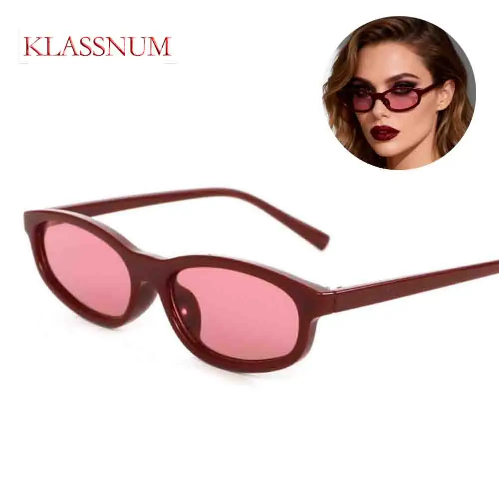 KLASSNUM Vintage Small Oval Sunglasses Women Retro Red Lens Shades 90s Fashion CatS Eye Party Eyewear UV400 Brand Design Glasses
KLASSNUM Vintage Small Oval Sunglasses Women Retro Red Lens Shades 90s Fashion CatS Eye Party Eyewear UV400 Brand Design Glasses