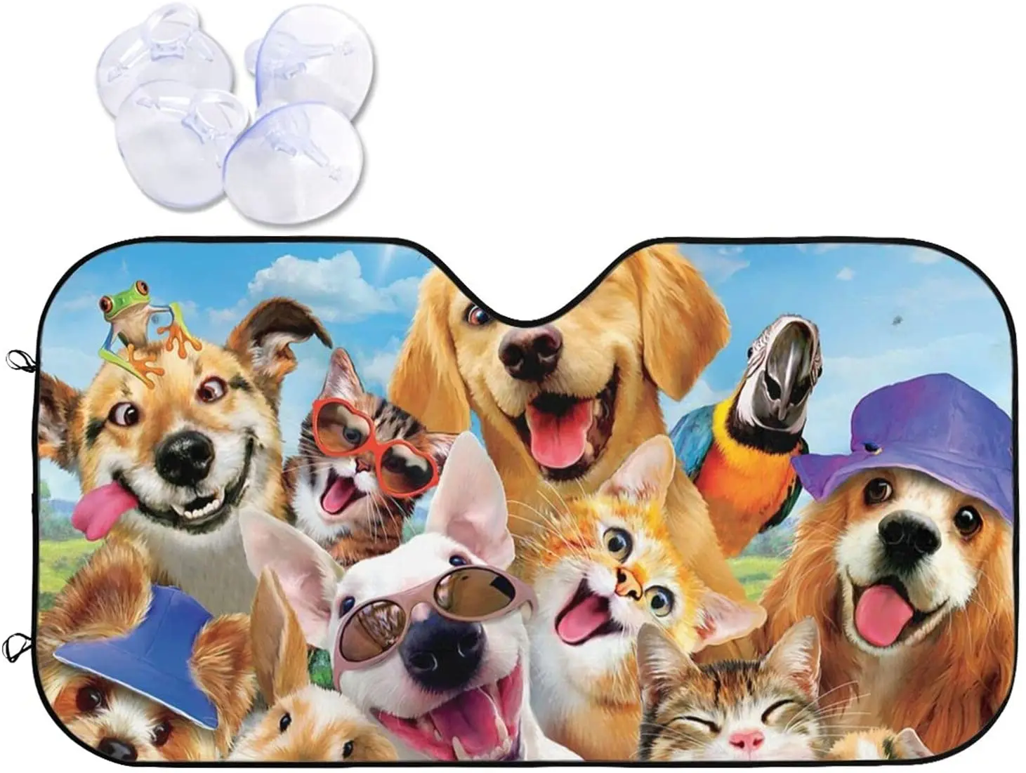 Cats and Dogs Cute and Funny Animals Car Windshield Visor Foldable Visor for Most Cars SUV Car Interior Accessories Visor
Cats and Dogs Cute and Funny Animals Car Windshield Visor Foldable Visor for Most Cars SUV Car Interior Accessories Visor