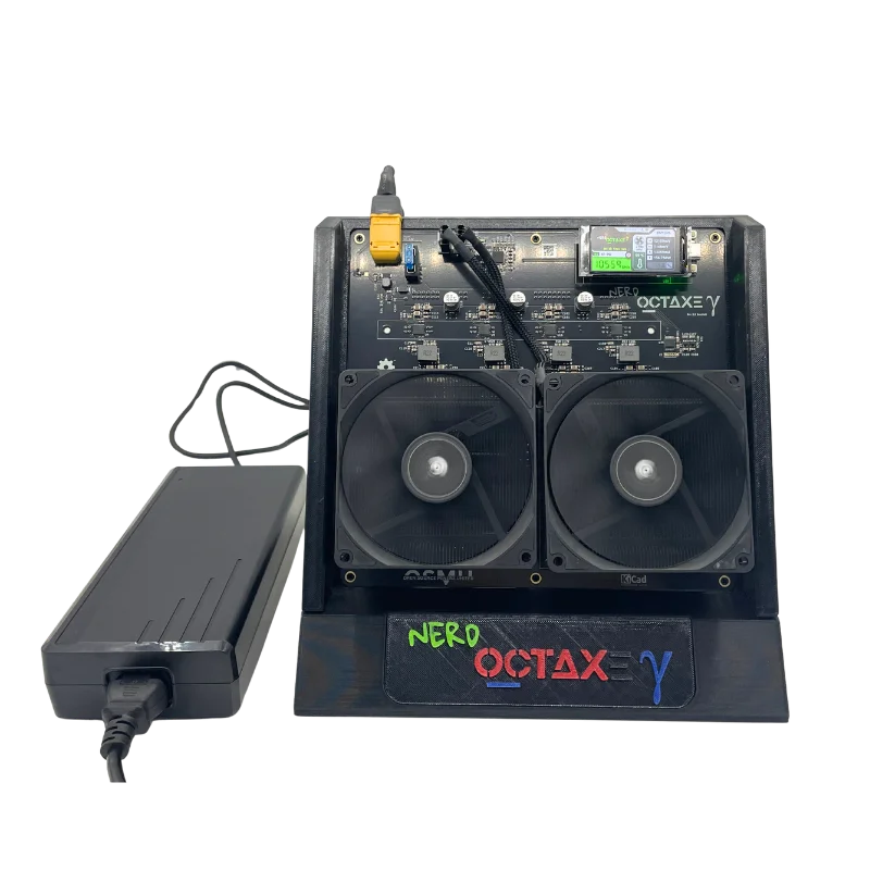 NerdOctAxe 9,6-й биткойн-майнер с 16 Дж/й, 160 Вт, маломощный майнер Nerdoctaxe, бесшумный домашний майнинг 8 * BM1370 Nerdoctaxe
NerdOctAxe 9,6-й биткойн-майнер с 16 Дж/й, 160 Вт, маломощный майнер Nerdoctaxe, бесшумный домашний майнинг 8 * BM1370 Nerdoctaxe