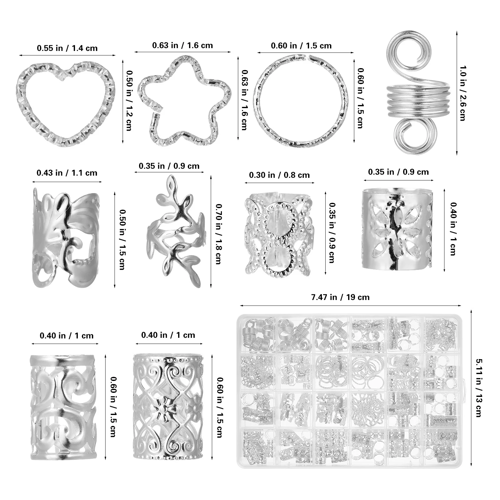 1 Box Hair Accessories for Women Braids Smooth Metal Braid Beads Stylish Design Suitable for Wedding Party Daily Use Hair Jewels
1 Box Hair Accessories for Women Braids Smooth Metal Braid Beads Stylish Design Suitable for Wedding Party Daily Use Hair Jewels