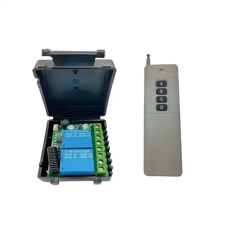 A25F-433Mhz 2-CH Wireless Remote Control Switch 10A Relay AC85-265V With High-Power Remote Control For Garage Door Light
A25F-433Mhz 2-CH Wireless Remote Control Switch 10A Relay AC85-265V With High-Power Remote Control For Garage Door Light