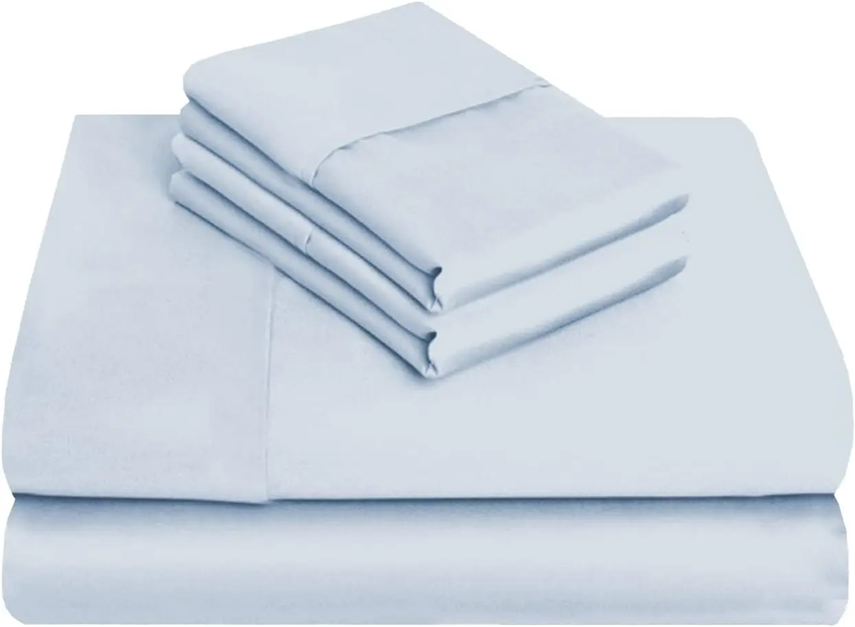 Sleeper Sofa Bed Sheet Set - Queen Light Blue Solid Sofa Bed Sheets - 100% Cotton 400 Thread Count Sofa Sheets - Sleeper Sofa 4
Sleeper Sofa Bed Sheet Set - Queen Light Blue Solid Sofa Bed Sheets - 100% Cotton 400 Thread Count Sofa Sheets - Sleeper Sofa 4