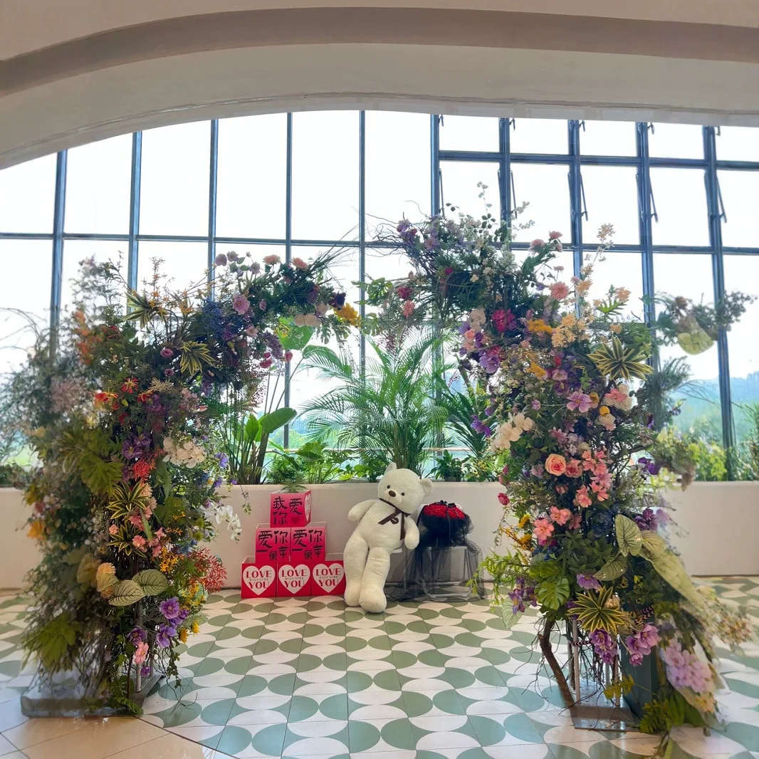 Creative New Product Simulation Flower Arch Wedding Arch Activity Advertisement Can Add Logo Simulation Rattan Wedding Auction
Creative New Product Simulation Flower Arch Wedding Arch Activity Advertisement Can Add Logo Simulation Rattan Wedding Auction