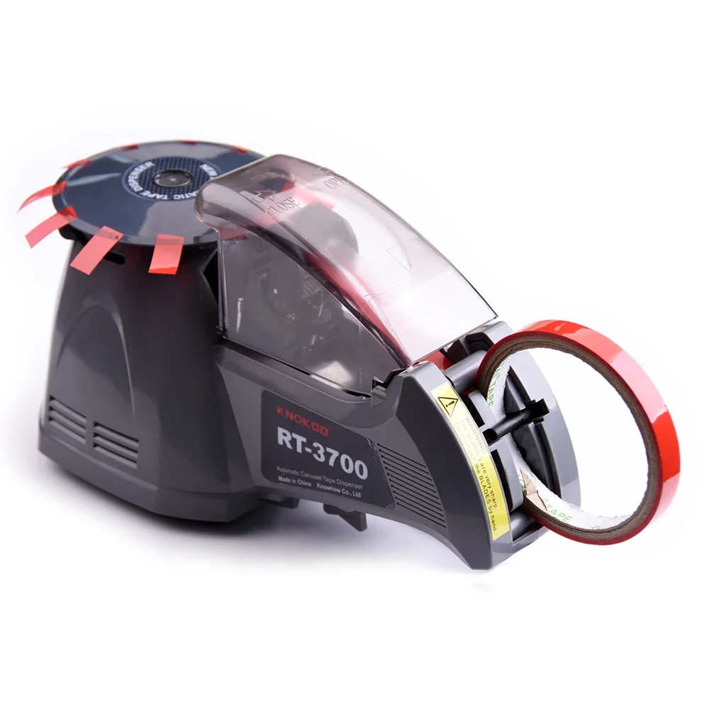 KNOKOO Automatic Tape Dispenser RT-3700 Electrical Tape Cutter Machine
KNOKOO Automatic Tape Dispenser RT-3700 Electrical Tape Cutter Machine