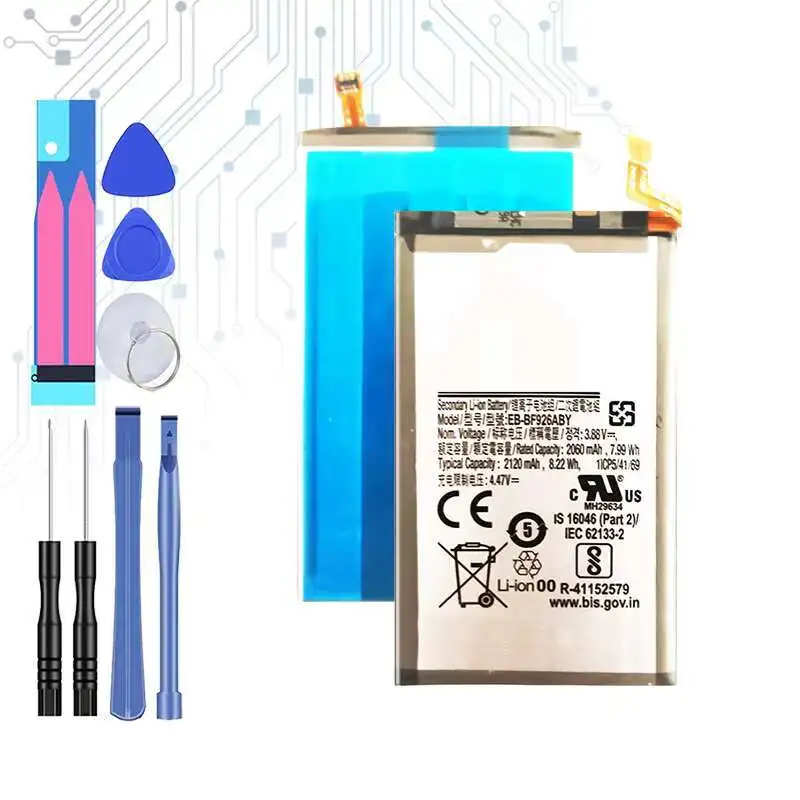 Аккумулятор мобильного телефона высокой совместимости EB-BF926ABY для Samsung Galaxy Z Fold 3 Fold3 5G 2120 мАч
Аккумулятор мобильного телефона высокой совместимости EB-BF926ABY для Samsung Galaxy Z Fold 3 Fold3 5G 2120 мАч