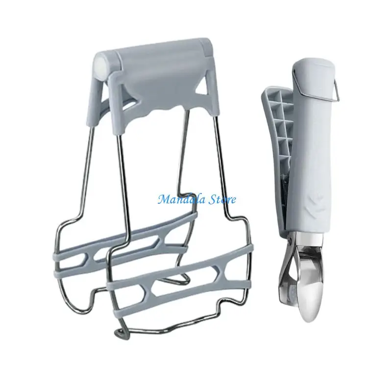 U2JC Pack of 2 Double Function Kitchens Grabbers Heat Resistant Silicones Nonrust Steel Construction Nordic Tool
U2JC Pack of 2 Double Function Kitchens Grabbers Heat Resistant Silicones Nonrust Steel Construction Nordic Tool