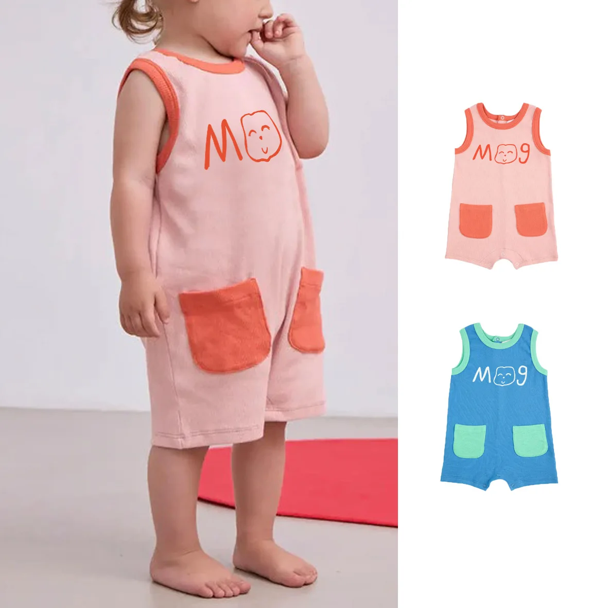 Children's Rompers Onesie 2026 Summer New Vest Climbing Suit for Baby Boys and Girls Clothes
Children's Rompers Onesie 2026 Summer New Vest Climbing Suit for Baby Boys and Girls Clothes