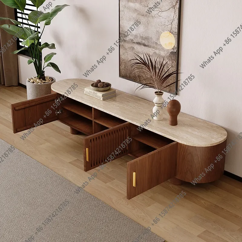 X25 Natural Travertine Solid Wood Floor TV Cabinet Modern Simple Small Apartment Living Room Home Wall Locker
X25 Natural Travertine Solid Wood Floor TV Cabinet Modern Simple Small Apartment Living Room Home Wall Locker