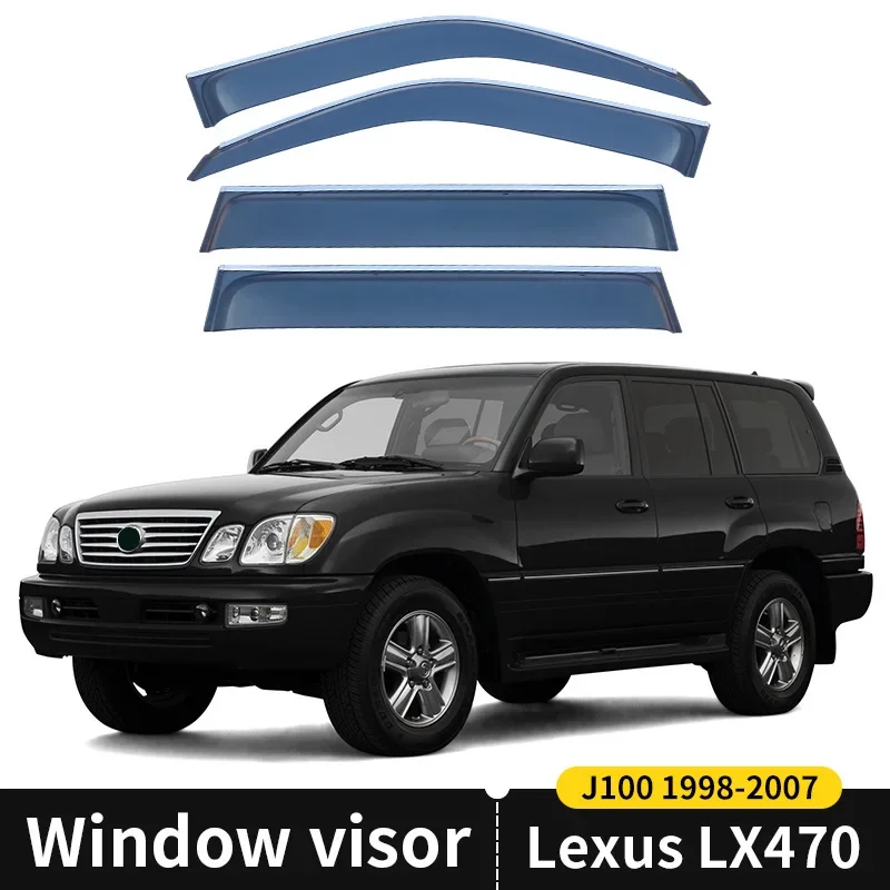 Chrome Strips Rain Guards for Lexus LX470 MK2 J100 1998-2007 Window Visor Wind Deflectors Door Visor Vent Shades Ventvisor
Chrome Strips Rain Guards for Lexus LX470 MK2 J100 1998-2007 Window Visor Wind Deflectors Door Visor Vent Shades Ventvisor