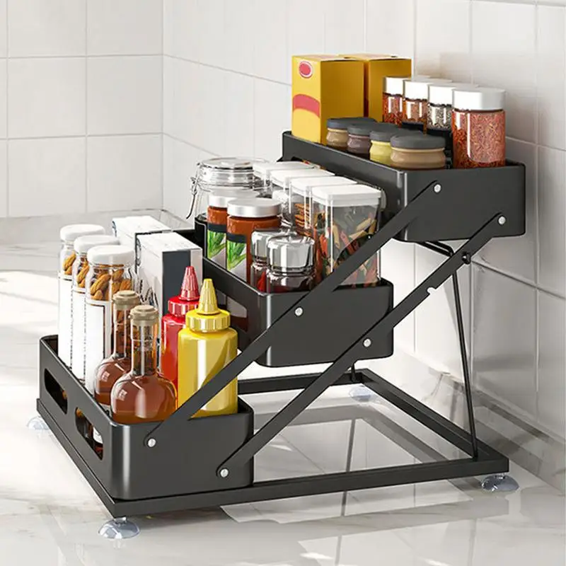 Kitchen Seasoning Rack Three-layer Condiment Organizer For Pantry Condiment Organizers And Storage Adjustable Cabinet Seasoning
Kitchen Seasoning Rack Three-layer Condiment Organizer For Pantry Condiment Organizers And Storage Adjustable Cabinet Seasoning