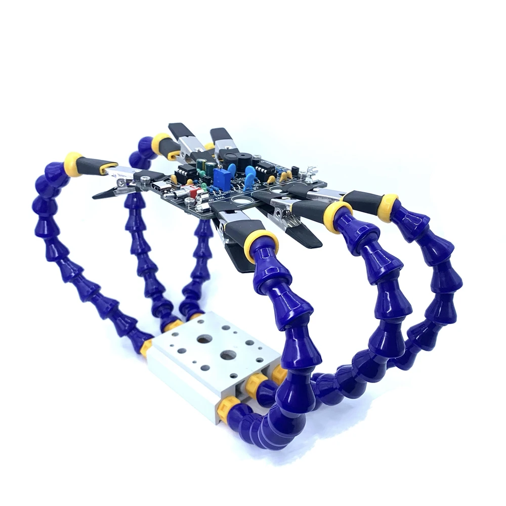 Octopus-01 Bench Vise Table Clamp with Flexible Arms Soldeirng Iron Holder PCB Welding Repair Third Hand Tool
Octopus-01 Bench Vise Table Clamp with Flexible Arms Soldeirng Iron Holder PCB Welding Repair Third Hand Tool