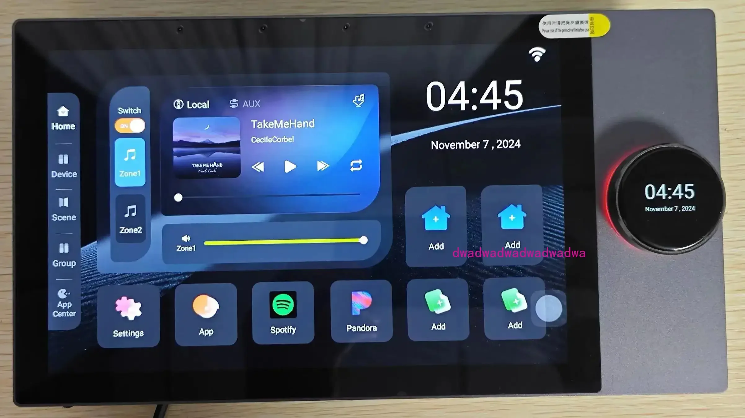 8-channel speaker multifunctional Android 10 inch central control panel with music background, suitable for smart homes
8-channel speaker multifunctional Android 10 inch central control panel with music background, suitable for smart homes