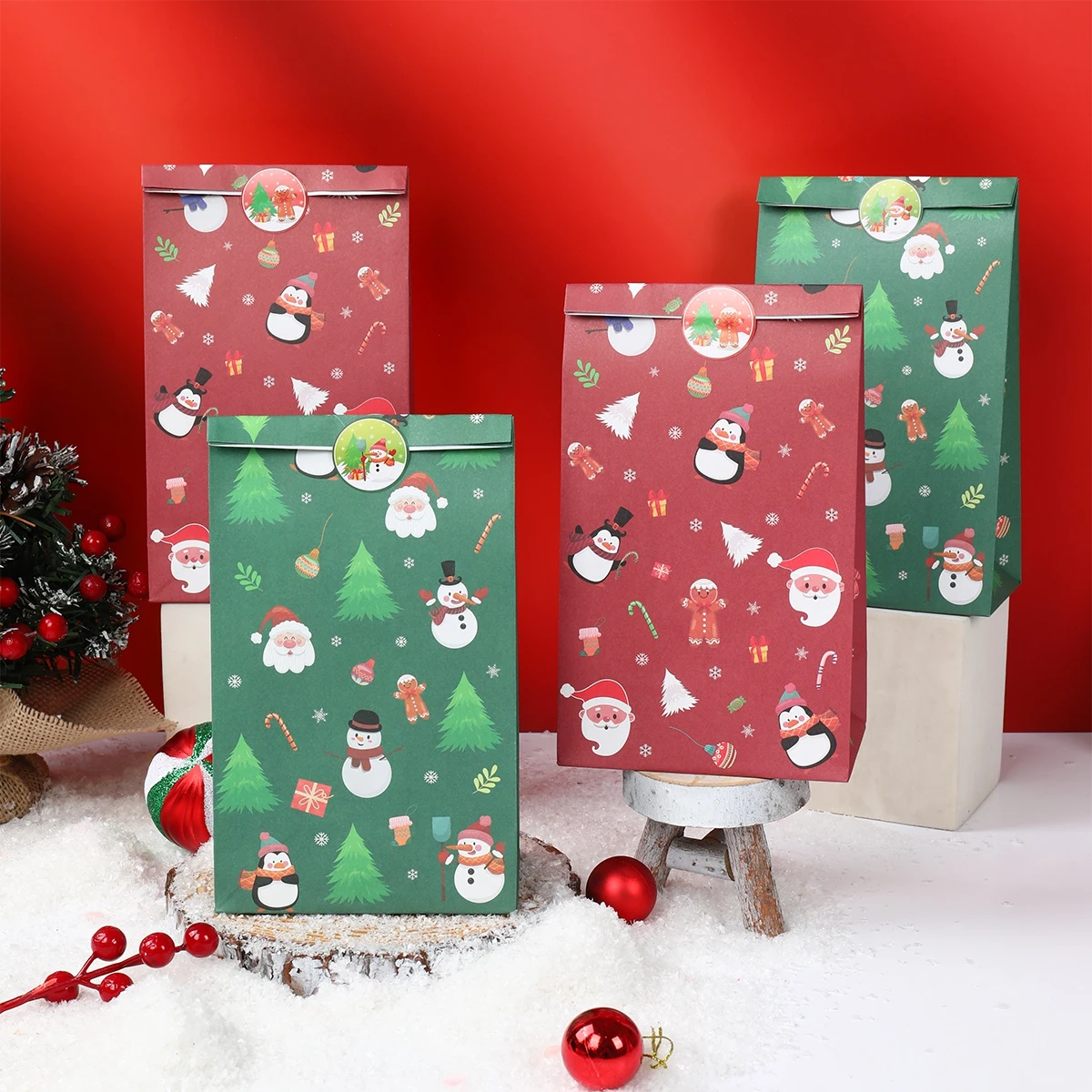 Christmas Gift Candy Bag Merry Christmas Decoration for Home 2024 Xmas Kraft Paper Bag Ornament Navidad Natal New Year Gift 2025
Christmas Gift Candy Bag Merry Christmas Decoration for Home 2024 Xmas Kraft Paper Bag Ornament Navidad Natal New Year Gift 2025