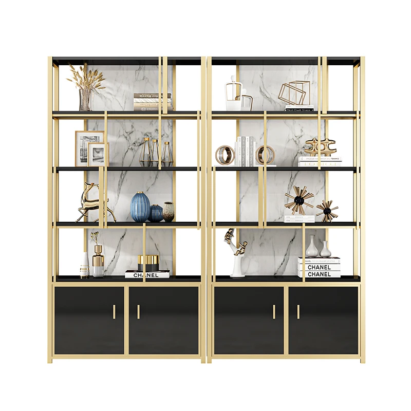 Light luxury stainless steel bookshelf Floor-to-ceiling living room Office display shelf Shelf Storage bookcase Bogu shelf
Light luxury stainless steel bookshelf Floor-to-ceiling living room Office display shelf Shelf Storage bookcase Bogu shelf
