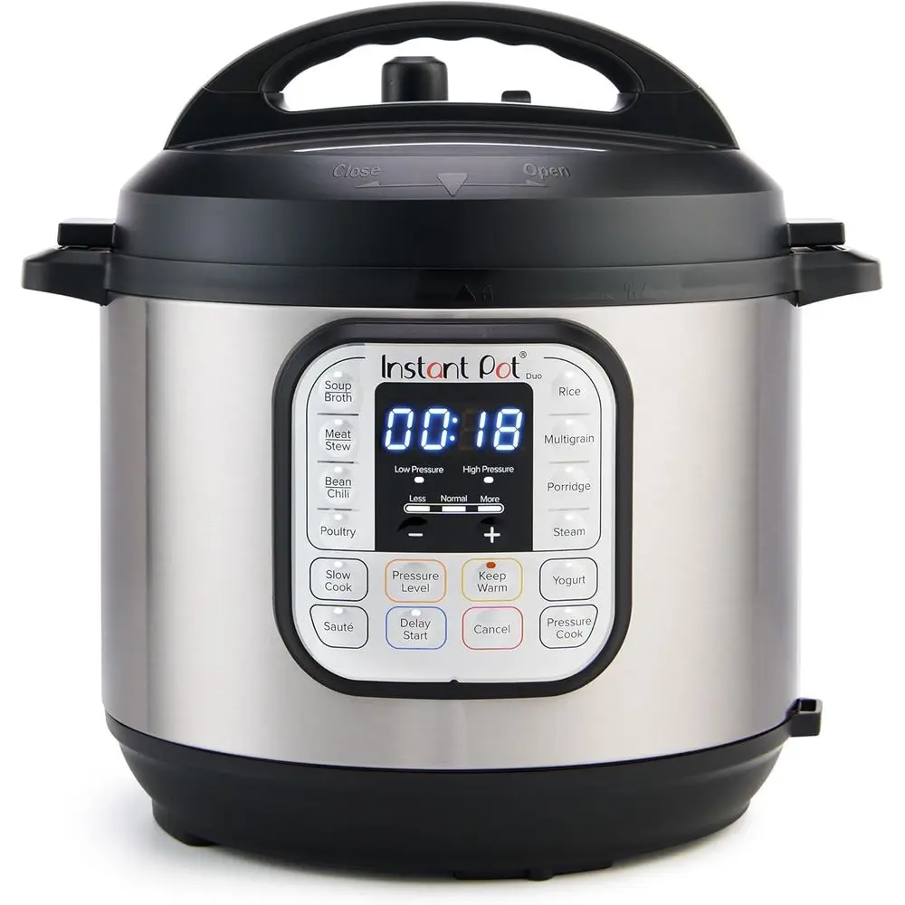 Duo 7-in-1 Electric Prure Cooker, Slow Cooker, Rice, Steamer, Sauté, Yogurt Maker, Warmer & Sterilizer, Includes App With Over 8
Duo 7-in-1 Electric Prure Cooker, Slow Cooker, Rice, Steamer, Sauté, Yogurt Maker, Warmer & Sterilizer, Includes App With Over 8