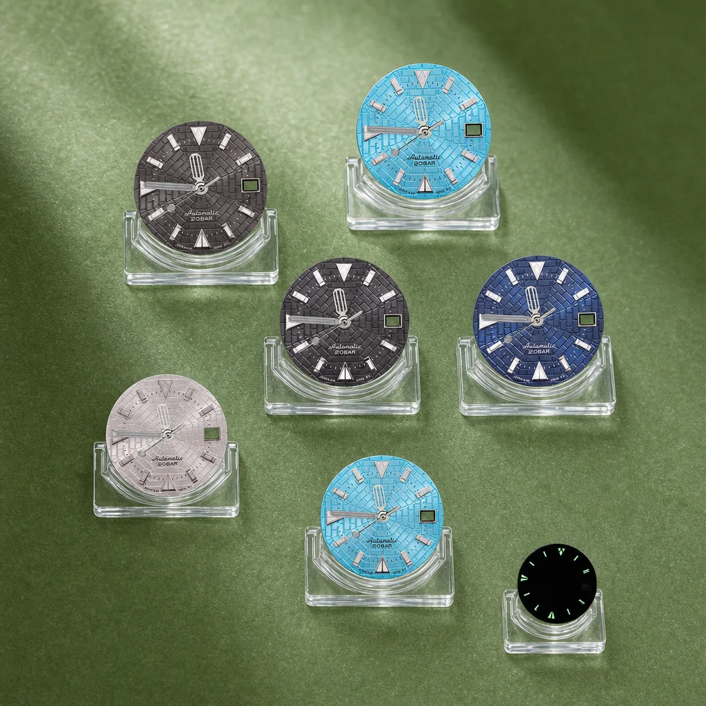 NH S Logo 28.5mm Cobweb Dial NH35 Movements C3 Green Luminous Quality Watches for men Watch Modification Accessories Repair
NH S Logo 28.5mm Cobweb Dial NH35 Movements C3 Green Luminous Quality Watches for men Watch Modification Accessories Repair