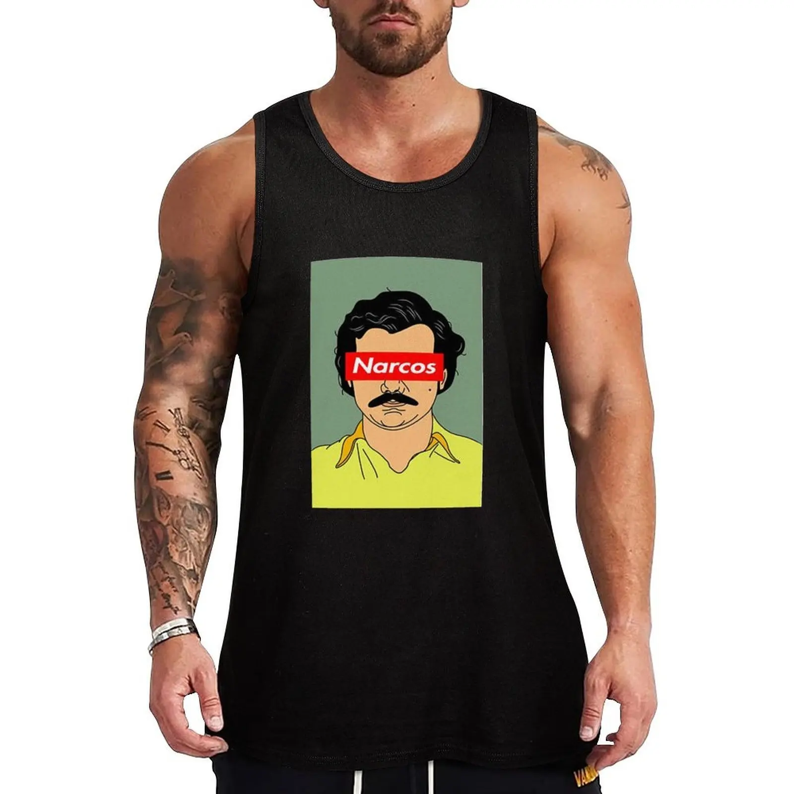 Narcos Art Tank Top Daily Work Tank Top Utility Casual Sleeveless Top
Narcos Art Tank Top Daily Work Tank Top Utility Casual Sleeveless Top