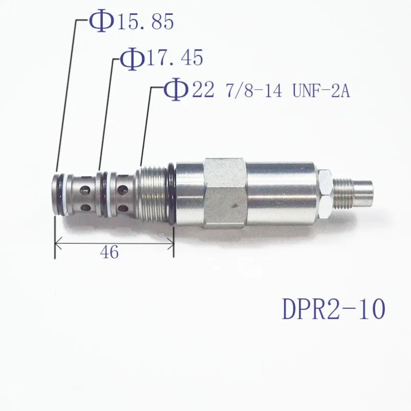 Threaded Cartridge Direct Acting Pressure Reducing Overflow Valve DPR2-10/LDPR-10 Pressure Relief Valve
Threaded Cartridge Direct Acting Pressure Reducing Overflow Valve DPR2-10/LDPR-10 Pressure Relief Valve