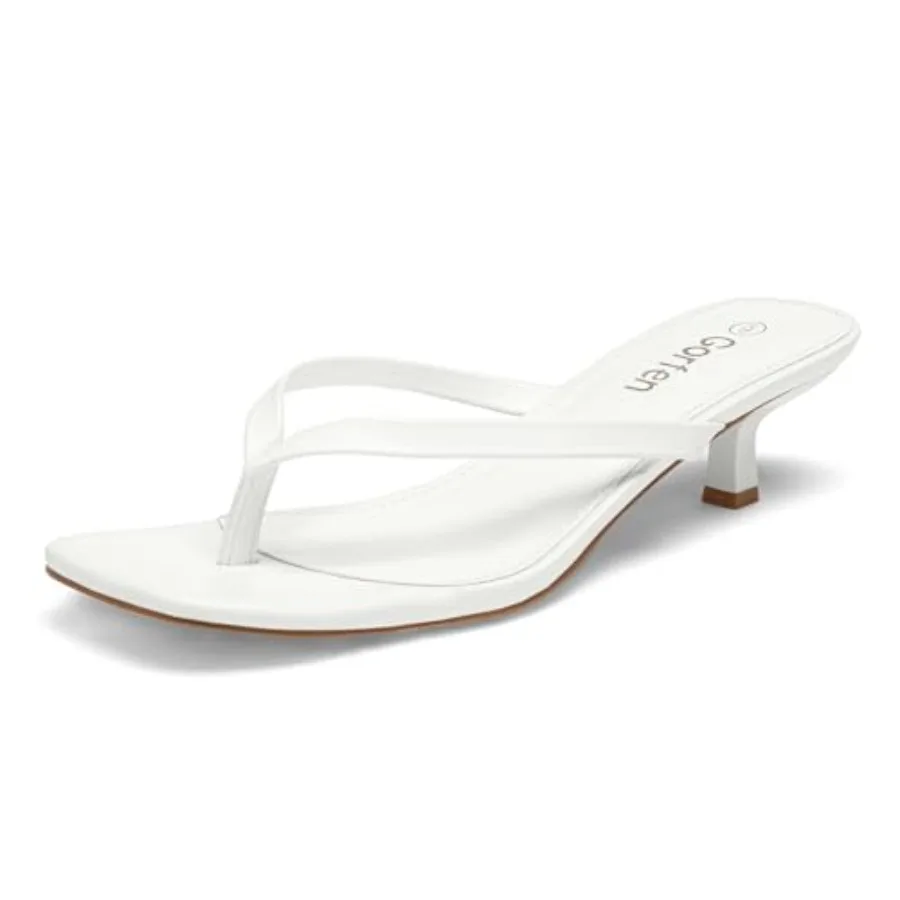 Women's Kitten Heel Sandals Square Toe Slip on Flip Flop Heels 2 Inch Thong Sandals Party Dress Heeled Sandals
Women's Kitten Heel Sandals Square Toe Slip on Flip Flop Heels 2 Inch Thong Sandals Party Dress Heeled Sandals