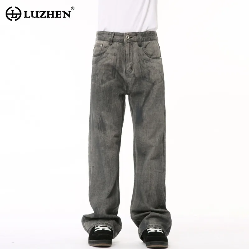 LUZHEN 2024 Spring New Fashion Retro Wornout Straight Denim Pants Original Stylish Street High Quality Men Wide Leg Jeans LZ4478
LUZHEN 2024 Spring New Fashion Retro Wornout Straight Denim Pants Original Stylish Street High Quality Men Wide Leg Jeans LZ4478