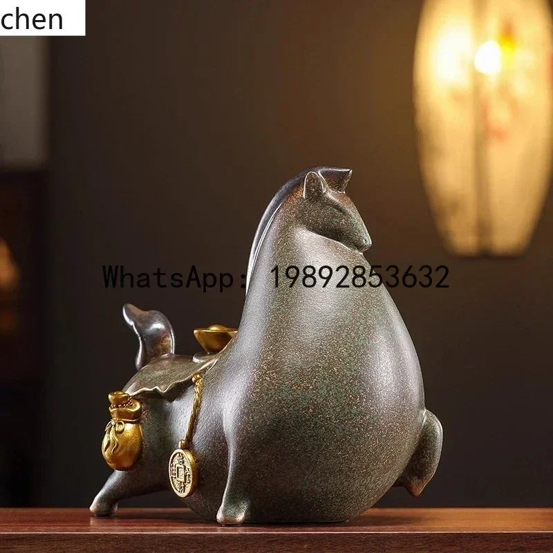 b20Ceramic Get Rich Quickly Ornament Wealth-Attracting Tang Horse Creative Living Room Entrance Office Opening Housewarming Gif
b20Ceramic Get Rich Quickly Ornament Wealth-Attracting Tang Horse Creative Living Room Entrance Office Opening Housewarming Gif