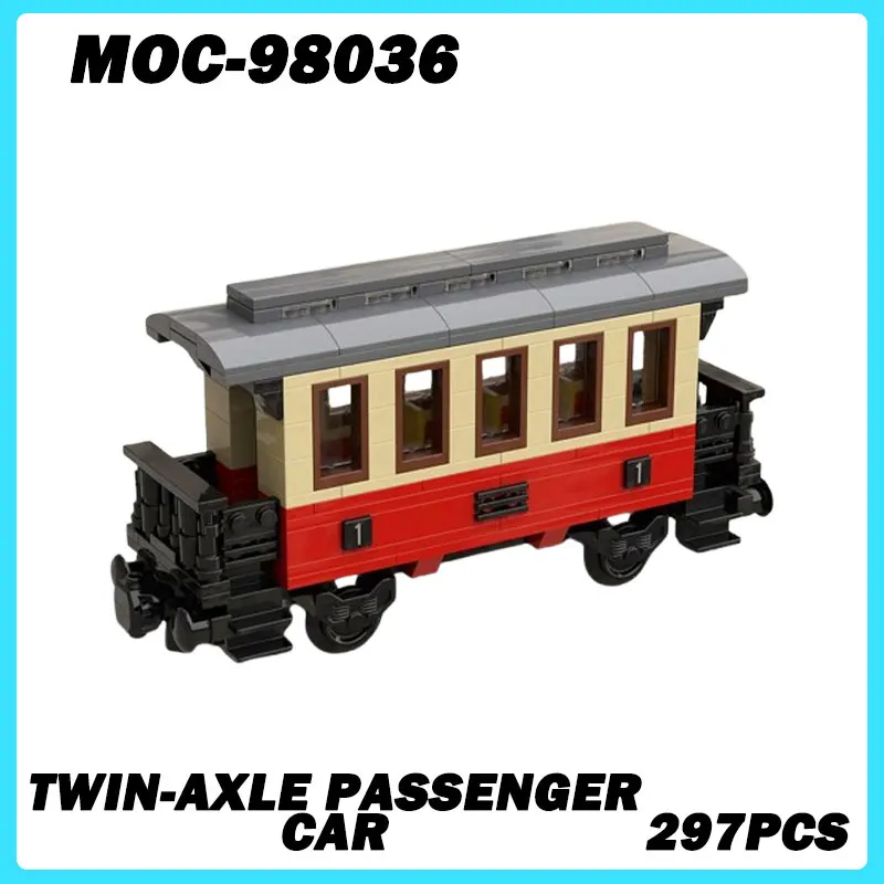 MOC-98036 Mini Train Series Twin-Axle Passenger Locomotive Collectible Education Model Brick Puzzle Toy Birthday Children Gifts
MOC-98036 Mini Train Series Twin-Axle Passenger Locomotive Collectible Education Model Brick Puzzle Toy Birthday Children Gifts
