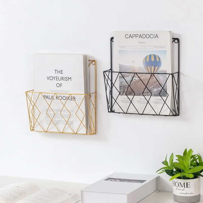 Newspaper Iron Storage Rack Books Organizer, Standing Basket Hanging Magazine Holder, for Home Study Room Newspapers Books files
Newspaper Iron Storage Rack Books Organizer, Standing Basket Hanging Magazine Holder, for Home Study Room Newspapers Books files