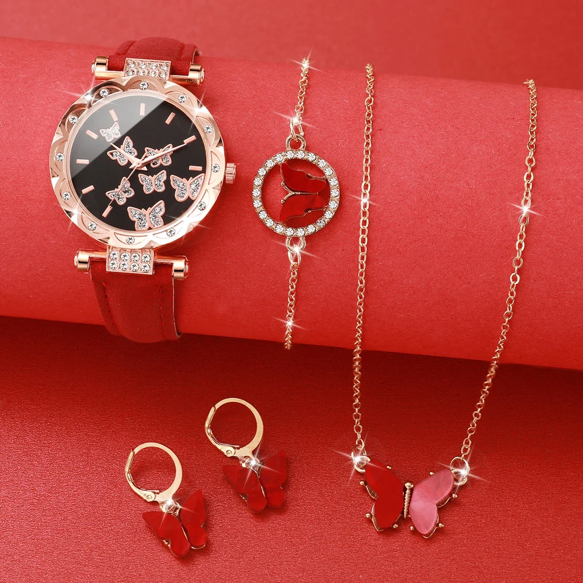 Women's Fashion Light Luxury Quartz Watch with Classic Butterfly Pattern and Digital Diamond-Faced Design
Women's Fashion Light Luxury Quartz Watch with Classic Butterfly Pattern and Digital Diamond-Faced Design
