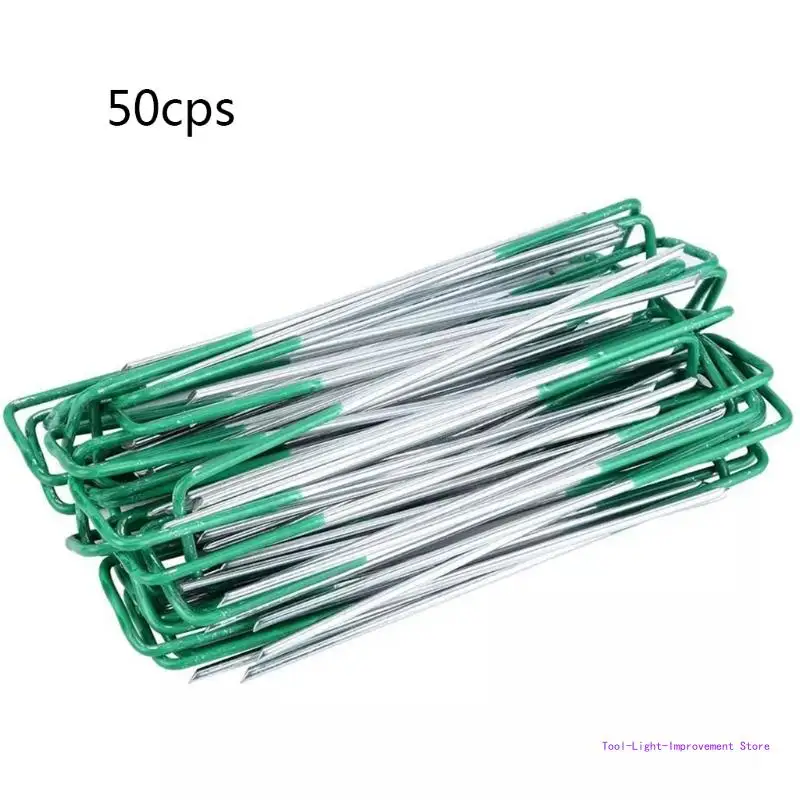 C63E 50pcs Garden Stakes Landscape for Staples U-Type Turf for Staples for Artificial Grass Rust Proof Sod Pins Securing Fences
C63E 50pcs Garden Stakes Landscape for Staples U-Type Turf for Staples for Artificial Grass Rust Proof Sod Pins Securing Fences