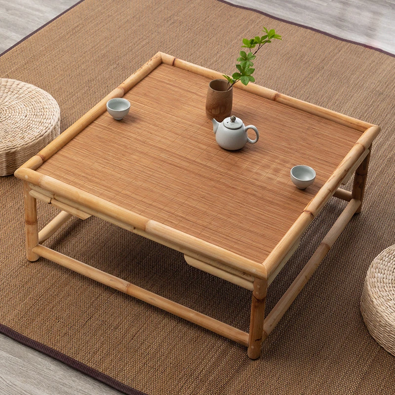 Japanese Tea Table Simple Tatami Small Square Table Small Coffee Table Balcony Bay Window Bamboo
Japanese Tea Table Simple Tatami Small Square Table Small Coffee Table Balcony Bay Window Bamboo