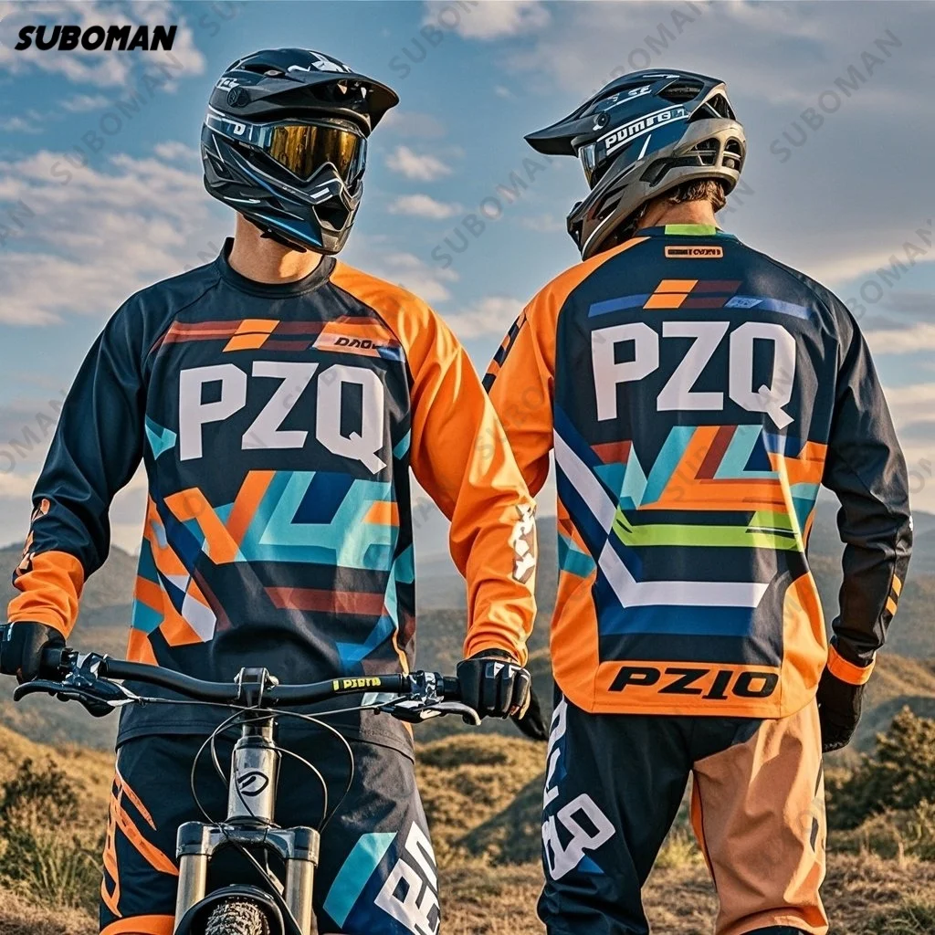 New fashion PZQ Men Sun Protection Motocross Jerseys Racing Moto Motocross Long Sleeve Dirt Bike Enduro Racing Off-Road Shirts
New fashion PZQ Men Sun Protection Motocross Jerseys Racing Moto Motocross Long Sleeve Dirt Bike Enduro Racing Off-Road Shirts