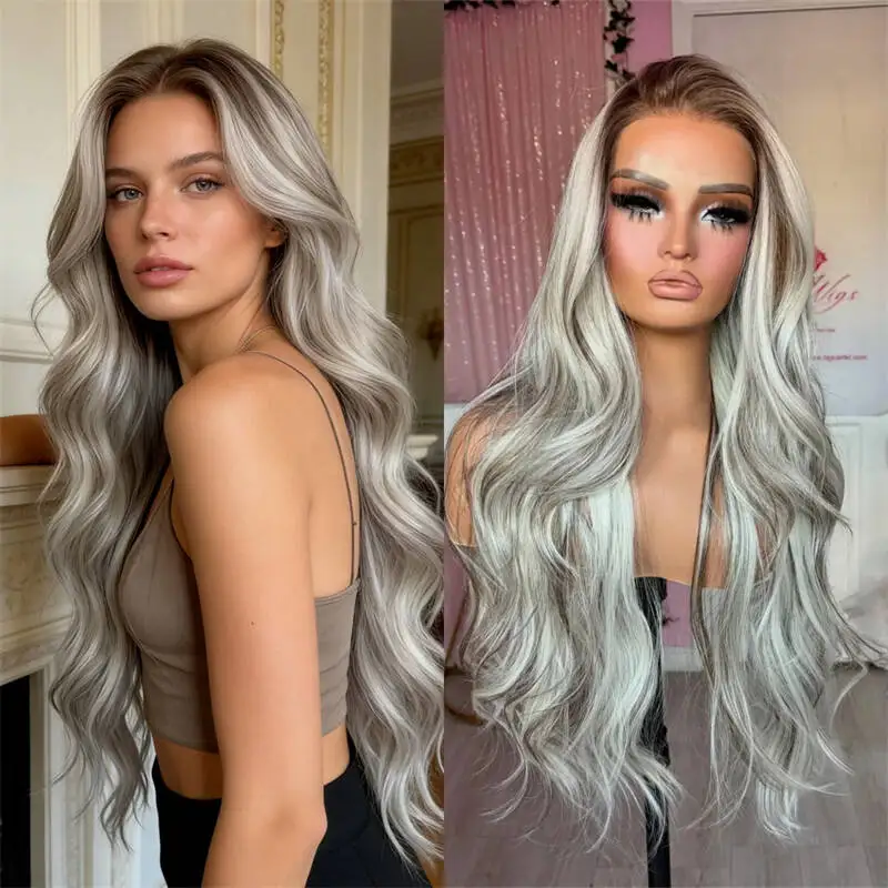 Бесплатная доставка: Синтетический парик с кружевной передней частью 13x4, омбре, пепельно-платиновый блонд, балаяж, 28 дюймов, мягкий, длинный, с волнистыми волосами, из канекалона
Бесплатная доставка: Синтетический парик с кружевной передней частью 13x4, омбре, пепельно-платиновый блонд, балаяж, 28 дюймов, мягкий, длинный, с волнистыми волосами, из канекалона